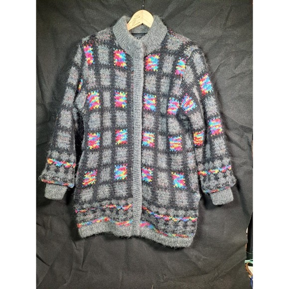 Vintage Rochelle California Fuzzy Cardigan Jacket - Picture 1 of 4